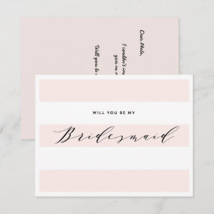 Will You Be My Bridesmaid?   Bridesmaid Card