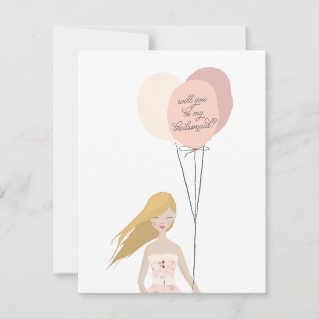 Will You Be My Bridesmaid? | Bridesmaid Card (Front)