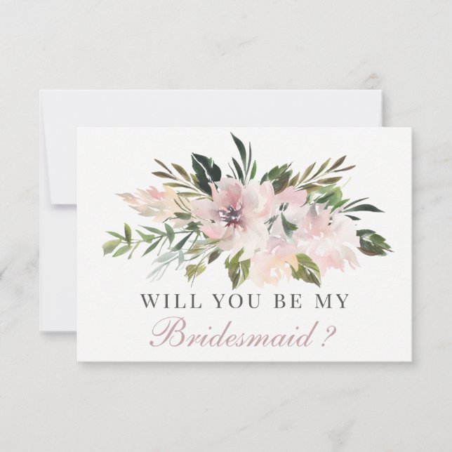 Will You Be My Bridesmaid | Bridesmaid Card (Front)