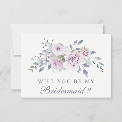 Will You Be My Bridesmaid  Bridesmaid Card