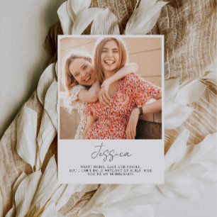 Will You Be My Bridesmaid, Bridesmaid Photo Card, Invitation