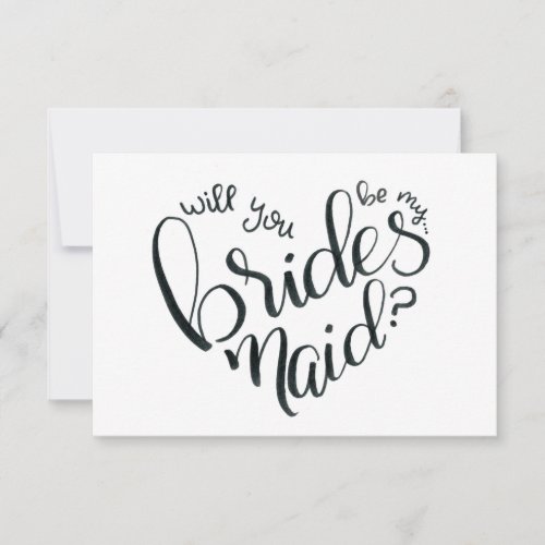 Will You Be My Bridesmaid _ Bridesmaid Proposal RSVP Card