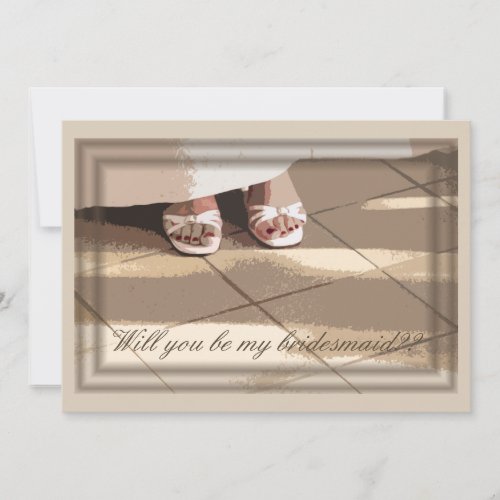 Will You Be My Bridesmaid? Bridesmaids Card
