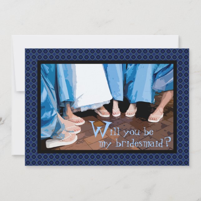 Will You Be My Bridesmaid? Bridesmaids Photo Card (Front)
