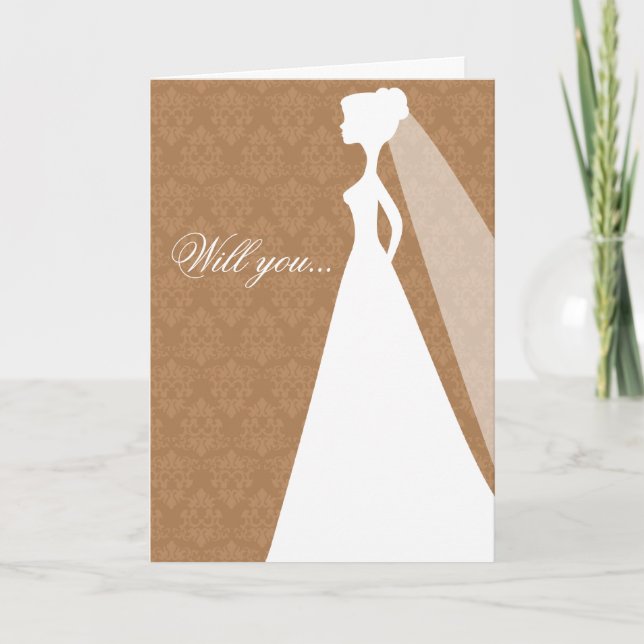 Will you be my bridesmaid card (Front)