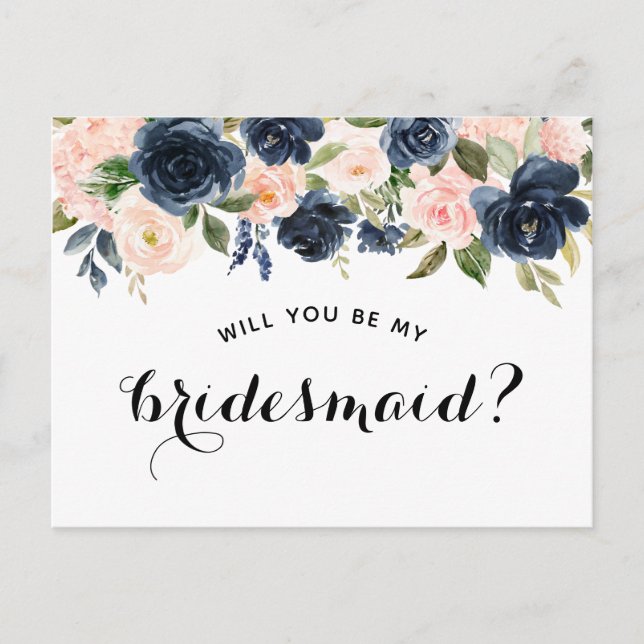 Will you be my bridesmaid card (Front)