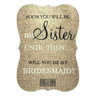 Will you be my bridesmaid? card