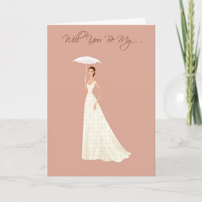 Will You Be My Bridesmaid Card (Front)