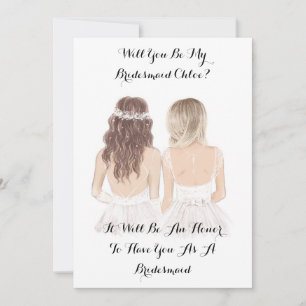 WILL YOU BE MY BRIDESMAID CARD