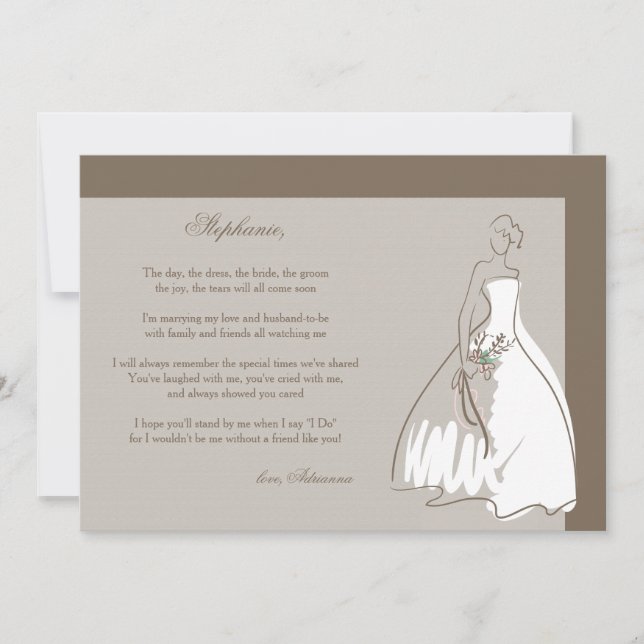 Will You Be My Bridesmaid Card (Front)