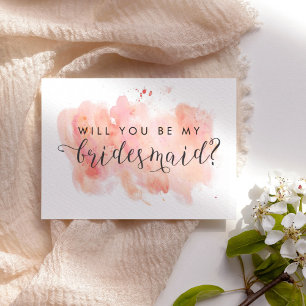 Will You Be My Bridesmaid Card
