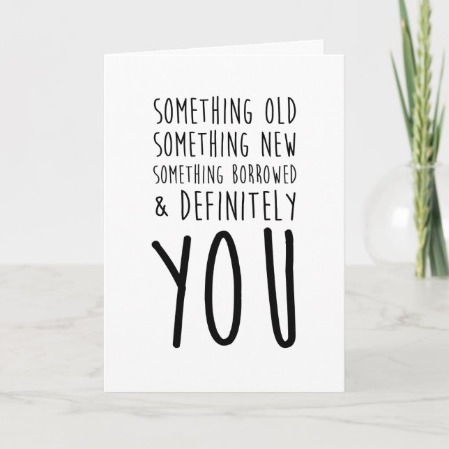 will you be my bridesmaid card (Front)