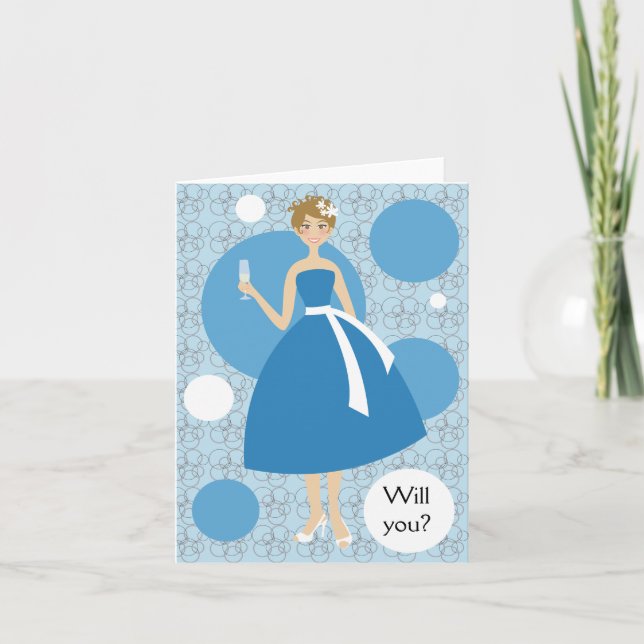 Will You Be My Bridesmaid? Card (Front)