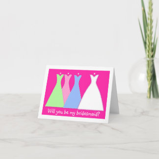 Will You Be My Bridesmaid? Card