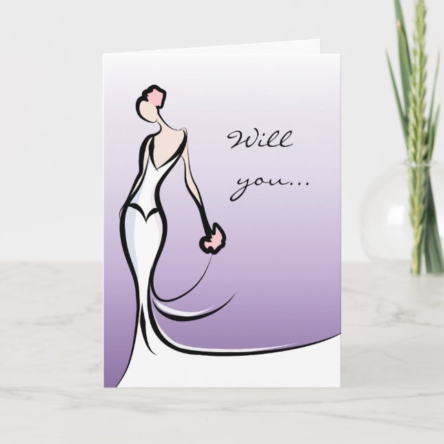 Will You Be My Bridesmaid Card (Front)