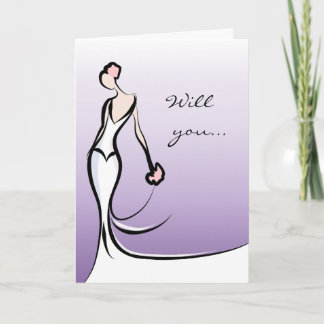 Will You Be My Bridesmaid Card