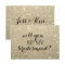 Will You Be My Bridesmaid Card - Gold Glit Fab