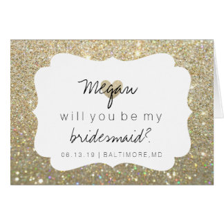 Will You Be My Bridesmaid Card - Heart's Fab Day G