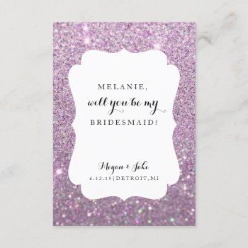 Will You Be My Bridesmaid Card - Wedding Day Fab by Evented at Zazzle