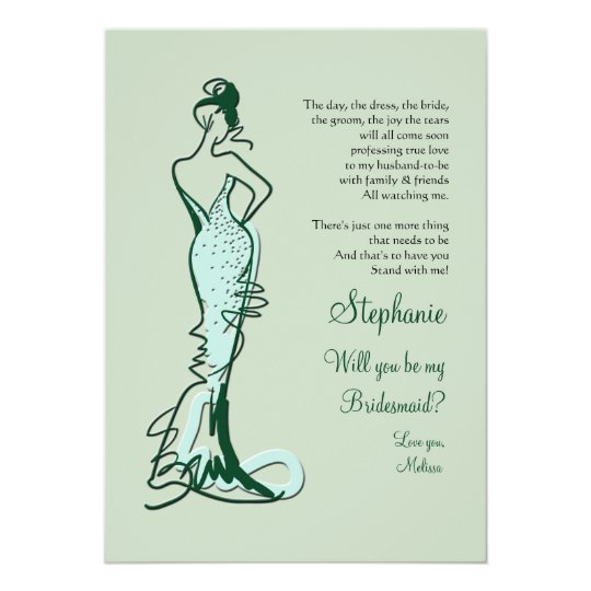 will you be my bridesmaid cards zazzle com