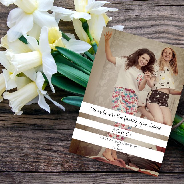 Will You Be My Bridesmaid Custom Photo Proposal (Creator Uploaded)