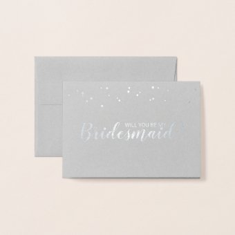 Brautjungfer Rubbelkarten – 8 Stück Set Mit Umschlägen, Elegant & Persönlich, „Willst Du Meine Brautjungfer Sein?“