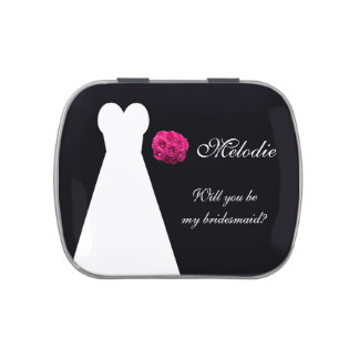 Will You Be My Bridesmaid Gift Candy Tin Idea