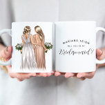 Will you be my Bridesmaid? Girls In Gowns Coffee Mug<br><div class="desc">These gorgeous mugs will definitely wow your future bridal party! See the whole collection for more customizations!</div>