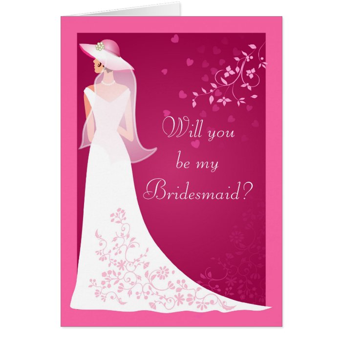 Will You Be My Bridesmaid? Greeting Card