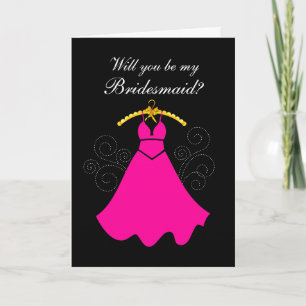 Will You Be My Bridesmaid Greeting Card