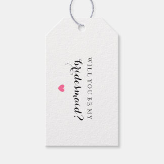 Will You Be My Bridesmaid - Heart Fab Gift Tag