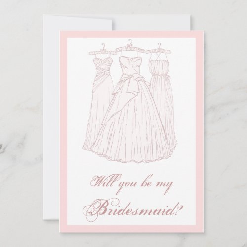Will you be my Bridesmaid? Announcement