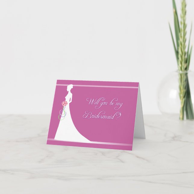 Will You Be My Bridesmaid? Invitation (Front)