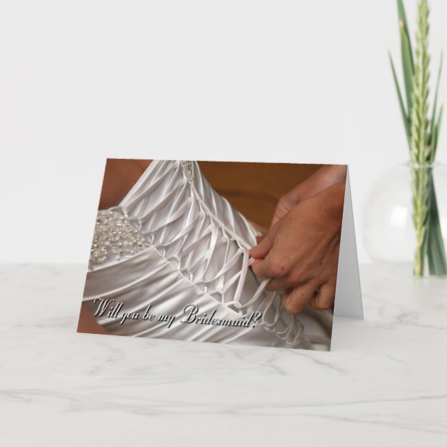 Will you be my bridesmaid? invitation (Front)