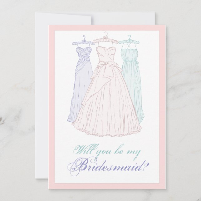 Will you be my Bridesmaid? Invitation (Front)