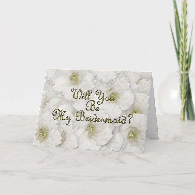 Will You Be My Bridesmaid? Invitation (Front)
