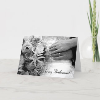 Will you be my Bridesmaid Invitation