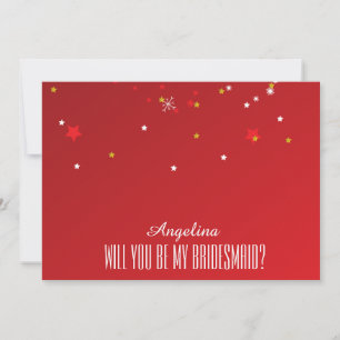 Will you be my bridesmaid? invitation