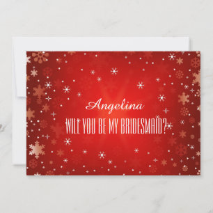 Will you be my bridesmaid? invitation