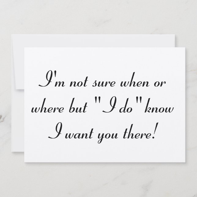 Will you be my bridesmaid? Kraft Invitation (Front)