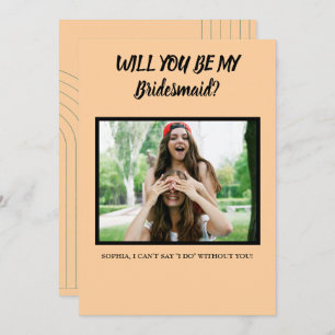 Will you be my Bridesmaid/Maid of Honor Proposal Announcement