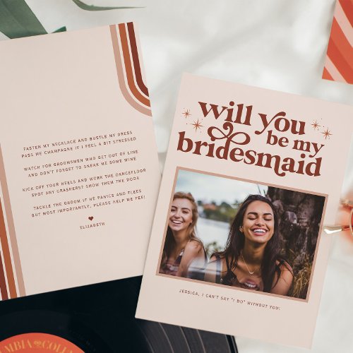 Will you be my BridesmaidMaid of Honor Proposal  Announcement