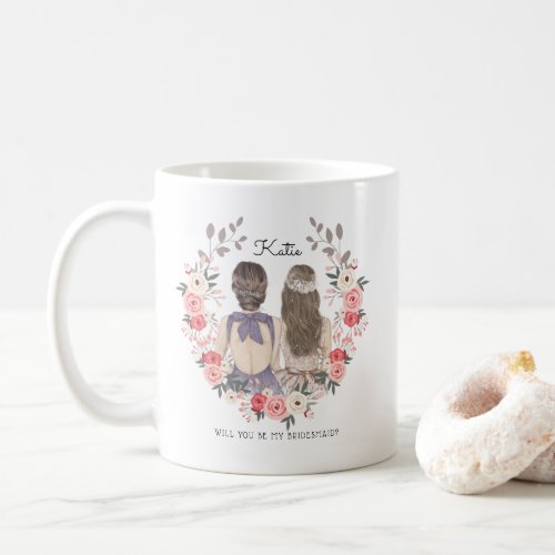 Will you be my BridesmaidMaid of Honor Proposal Coffee Mug