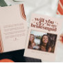 Will you be my Bridesmaid/Maid of Honor Proposal  Note Card