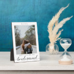 Will You Be My Bridesmaid Minimalist Modern Photo Plaque at Zazzle