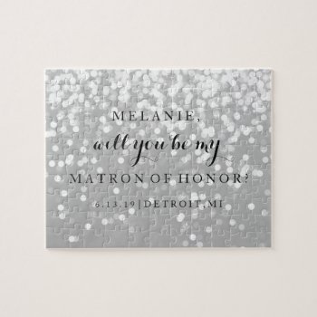 Will You Be My Bridesmaid-moh Puzzle - Sparkling S by Evented at Zazzle