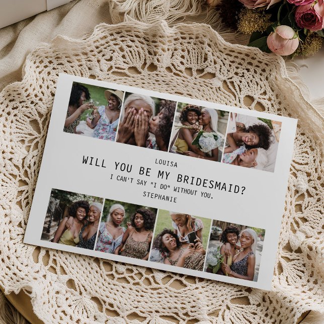 Will You Be My Bridesmaid? | Photo Grid Keepsake (Creator Uploaded)
