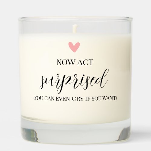 Will You Be My Bridesmaid Pink Scented Candle