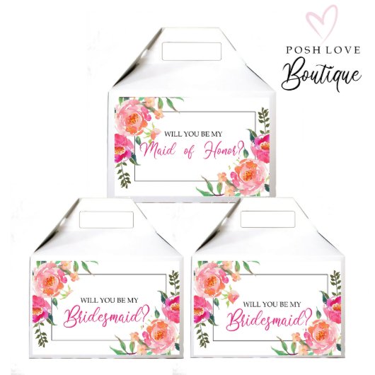 Will You Be My Bridesmaid Proposal Box (Front)