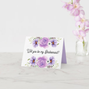 Will you be my Bridesmaid proposal card